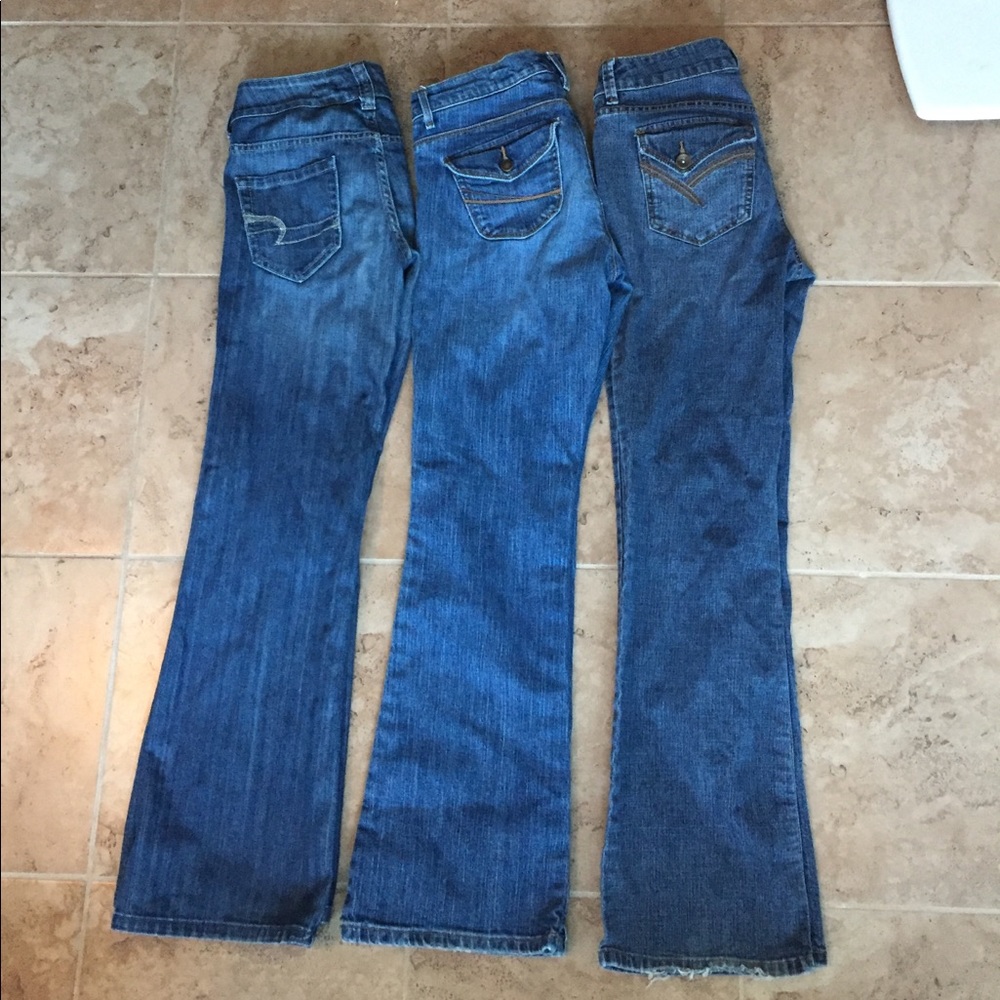 Lot of 3 pairs jeans